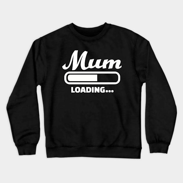 Mum loading Crewneck Sweatshirt by Designzz